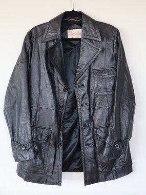 Vintage Saxony Leather Jacket